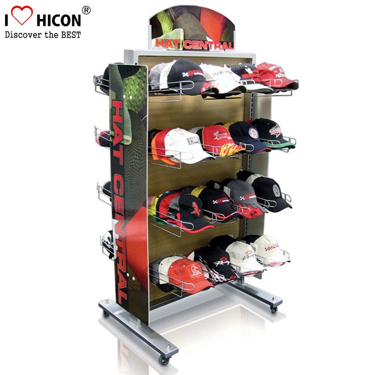 Baseball Hat Floor Display Rack Baseball Hat Floor Display Rack