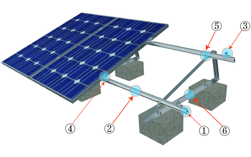 solar roof mount system