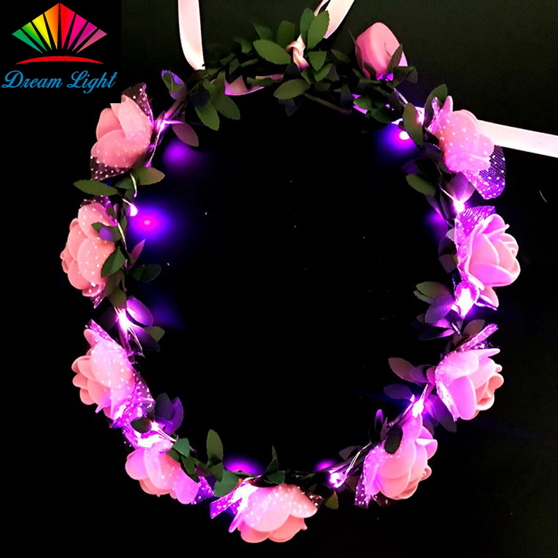Flower Crown with Led Lights