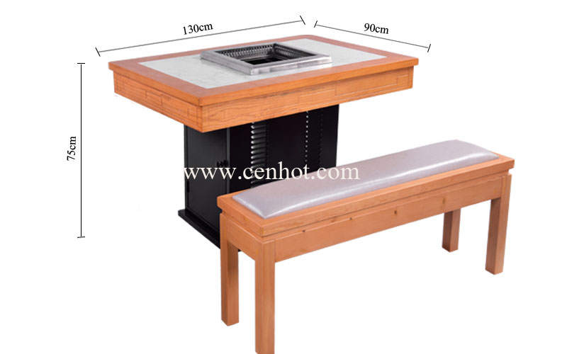 CENHOT-Restaurant-Smokeless-Hot-Pot-Tables-And-Chairs-Sets-Manufacturers-CH-T32 CENHOT-Restaurant-Smokeless-Hot-Pot-Tables-And-Chairs-Sets-Manufacturers-CH-T32
