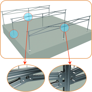 adjustable tilt solar racking