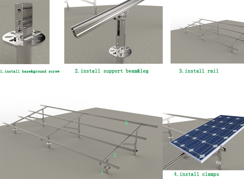 ground mount solar system