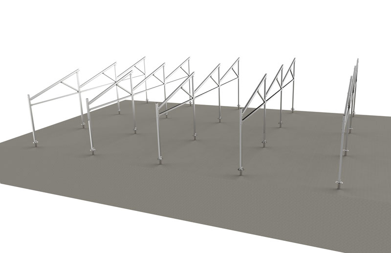 aluminium solar mounting structure