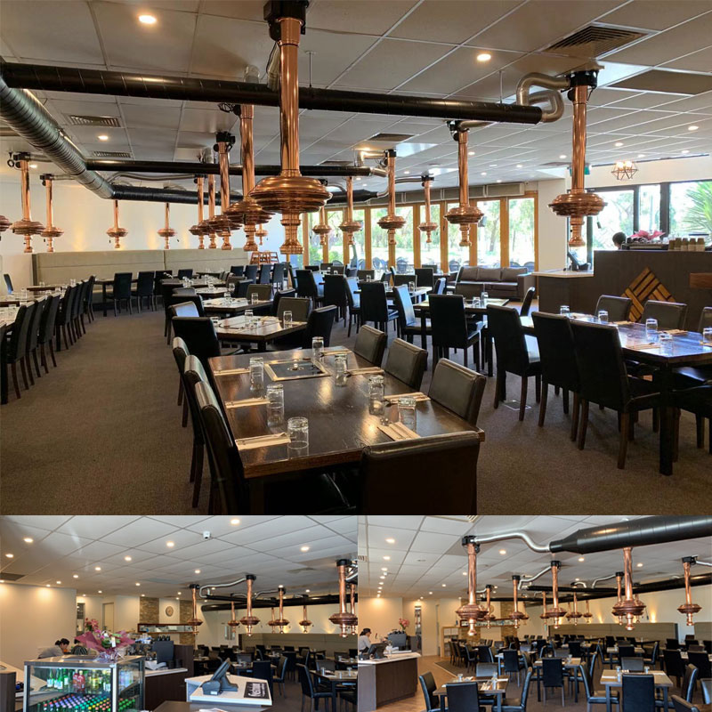 CENHOT Restaurant Telescopic Korean BBQ Exhaust Hoods for our customers' BBQ restaurants CENHOT Restaurant Telescopic Korean BBQ Exhaust Hoods for our customers' BBQ restaurants