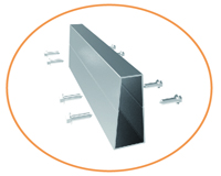 Solar flat rail splice