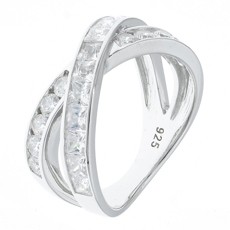 High Quality Criss Cross 925 Ring High Quality Criss Cross 925 Ring