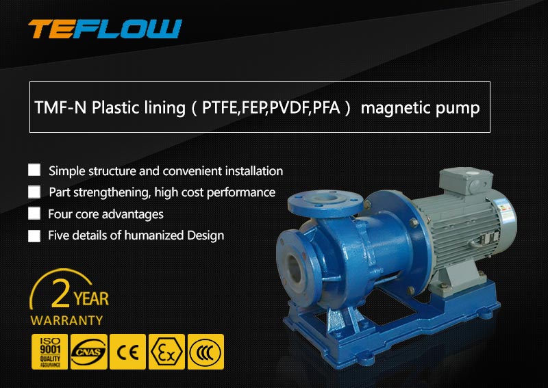 teflon lined mag drive pump