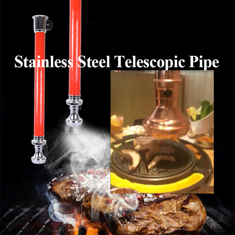 CENHOT Hot Sale Stainless Steel Smoke Exhaust Telescopic Pipe For BBQ Restaurant