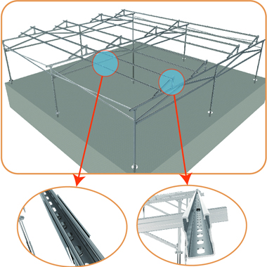 pile ground mounting system