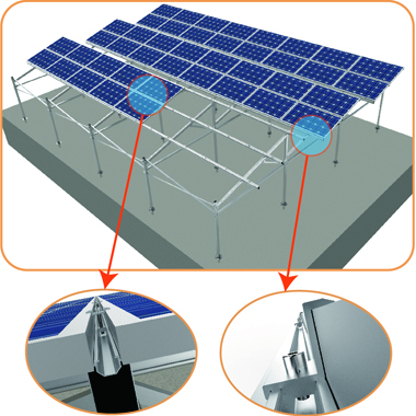 agriculture solar panel racks