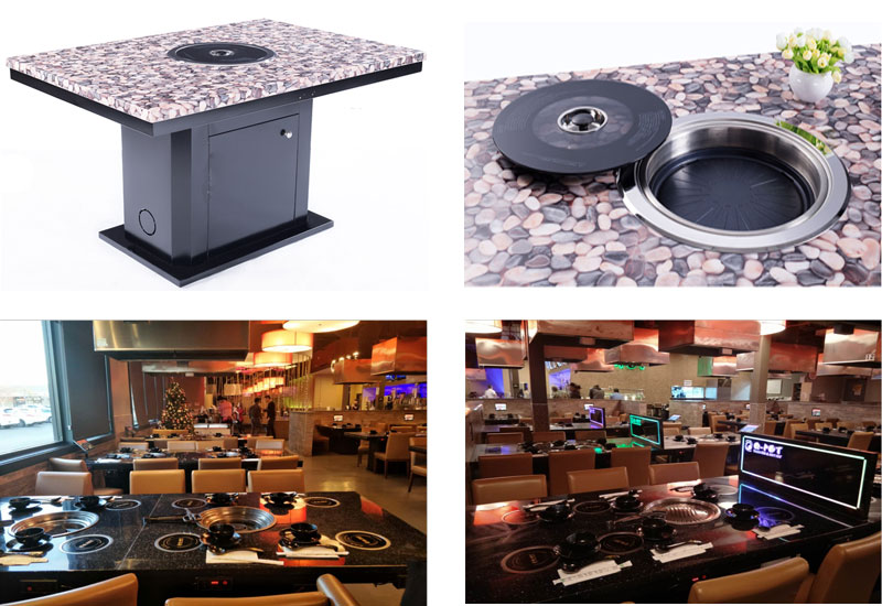 The-Low-Pow-Korean-Barbecue-Grill-on-the-table-CENHOT The-Low-Pow-Korean-Barbecue-Grill-on-the-table-CENHOT