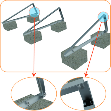 adjustable triangle roof mount