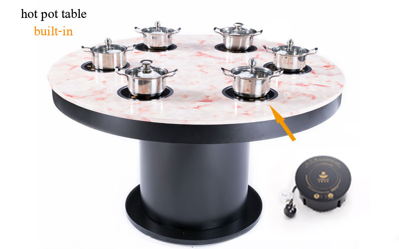 hot pot induction cooker built-in the shabu shabu restaurant hot pot dining tables -CENHOT hot pot induction cooker built-in the shabu shabu restaurant hot pot dining tables -CENHOT