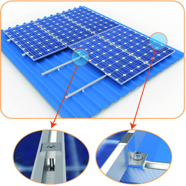 solar panel flat roof mounting ballast