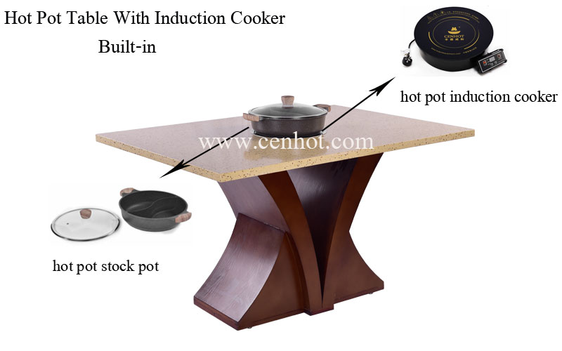 CENHOT-Custome-Hot-Pot-Table-With-1-Big-Induction-Cooker-effect---CH-T22 CENHOT-Custome-Hot-Pot-Table-With-1-Big-Induction-Cooker-effect---CH-T22