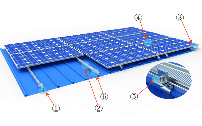 solar panel roof rack systems