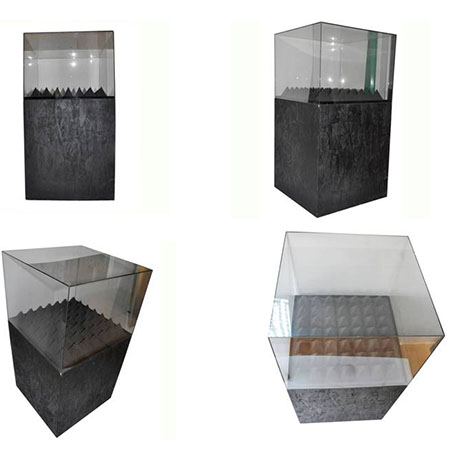 Free standing acrylic display case