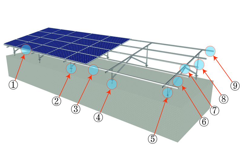 ground mount solar racking