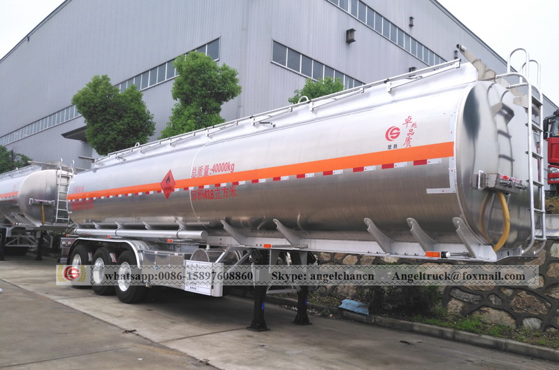 Aluminium fuel tank semi-trailer Aluminium fuel tank semi-trailer
