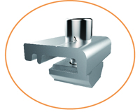 Solar rail clamp Solar rail clamp
