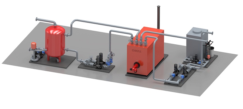 Condensing Atmopheric Hot Water Boilers System