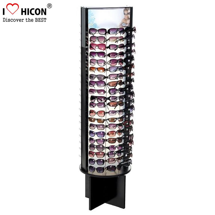 Rotating sunglasses display stand