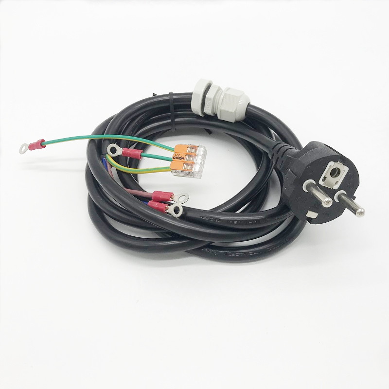 Power Cord 3 Prong With Crimped Terminal Power Cord 3 Prong With Crimped Terminal