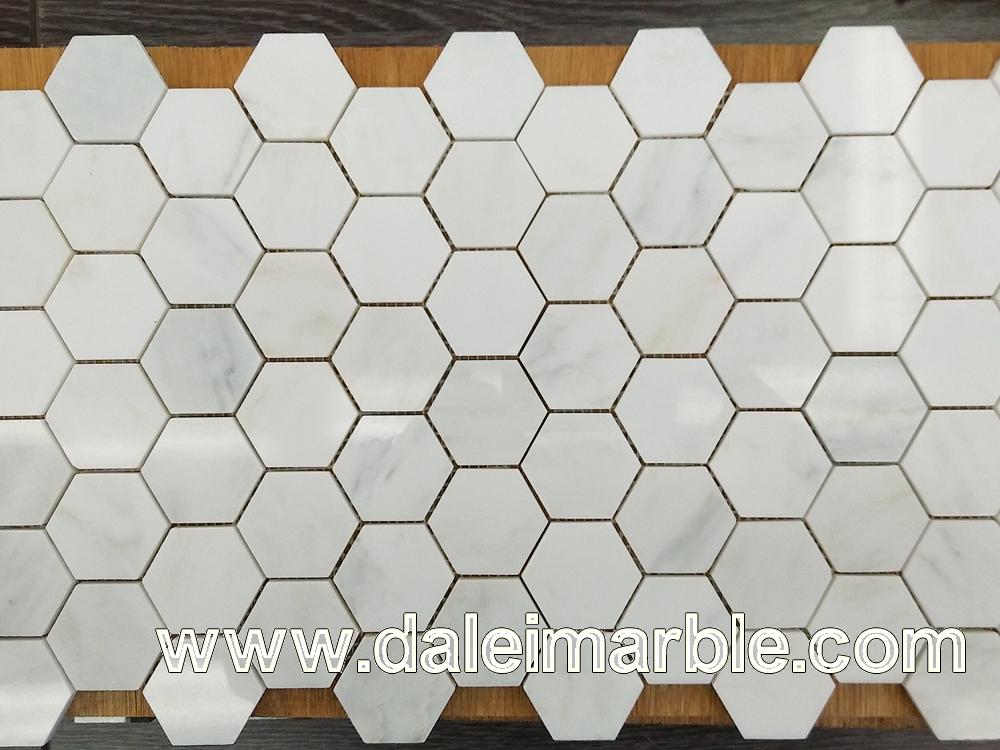 Oriental White Mosaic Wall Tiles