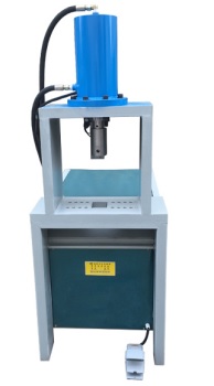 Tube Hole Punching and Flattern Machine