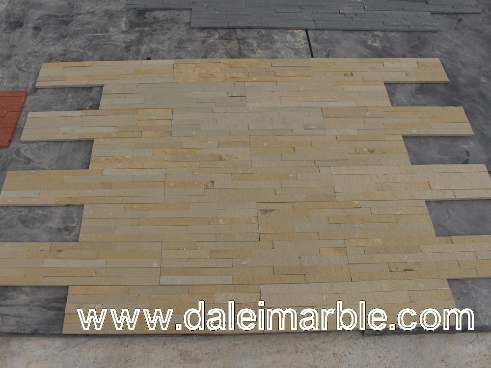 Beige Cultured Stone Split Surface