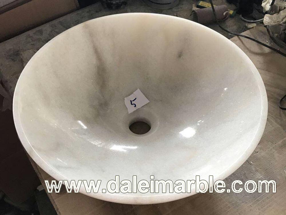 Guangxi White Marble Sink