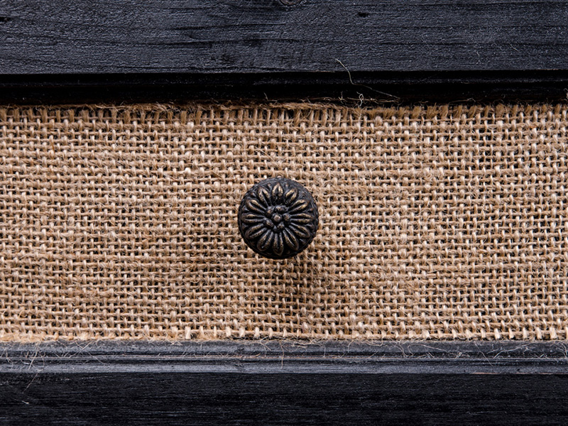 antique bronze round knob on cabinet drawers