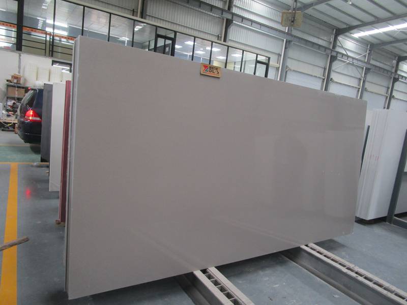 Grey Engineered Quartz Slabs For Kitchen Bathroom Counter Grey Engineered Quartz Slabs For Kitchen Bathroom Counter
