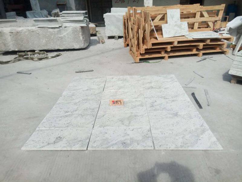 Polished Andromeda White Granite Wall Cladding Tiles