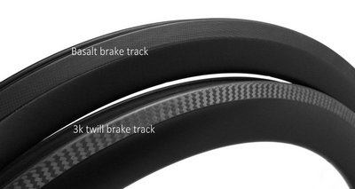 carbon rim with basalt & 3k twill brake track carbon rim with basalt & 3k twill brake track