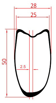 asymmetric road tubular rim asymmetric road tubular rim