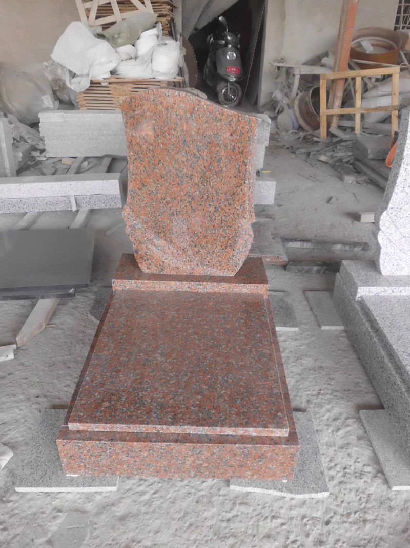 G562 Maple Red Granite Polish Tombstone Monuments