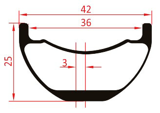 trail 29 mtb carbon rim