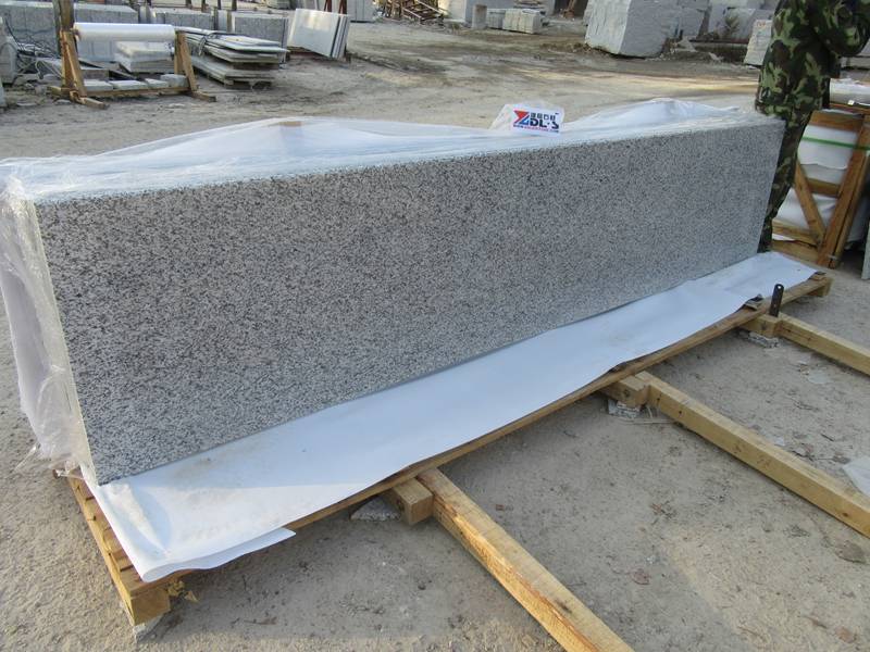 High Polished Dalian G655 White Granite Kitchen Countertops