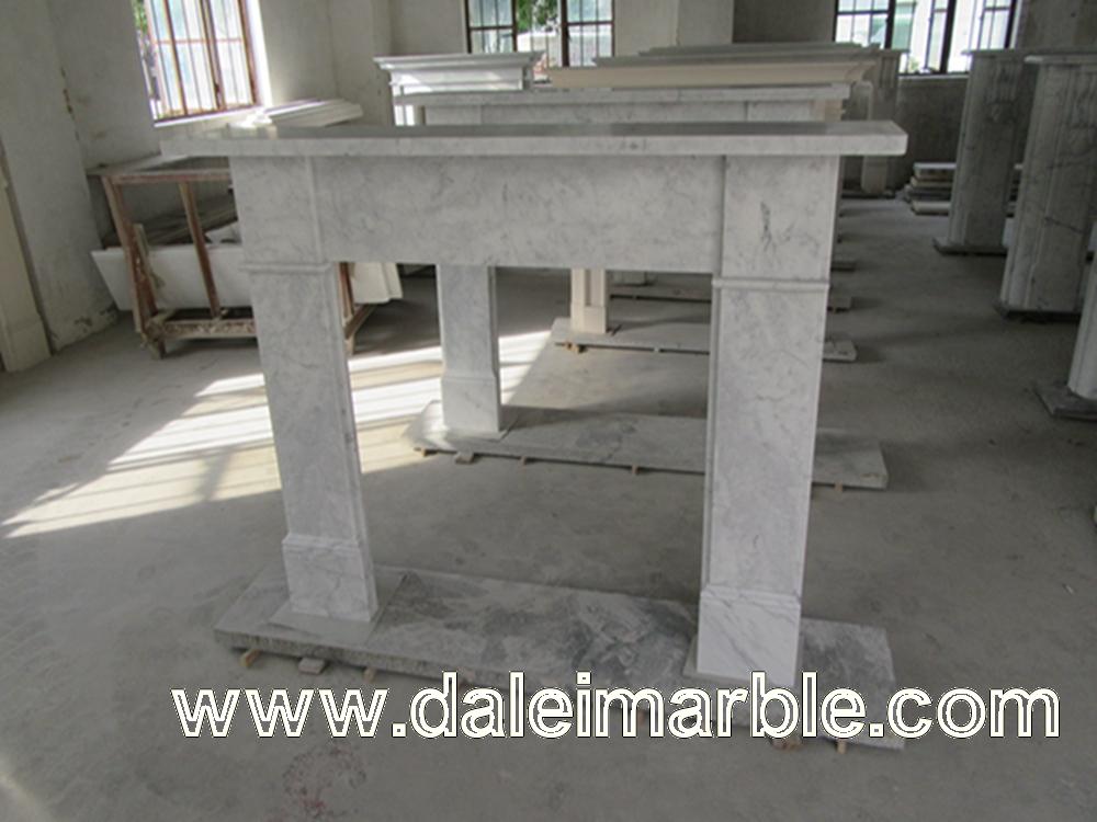 Carrara White Fireplace Mantel