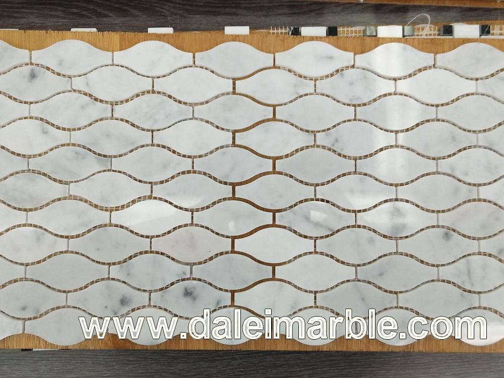 Carrara White Marble Mosaic