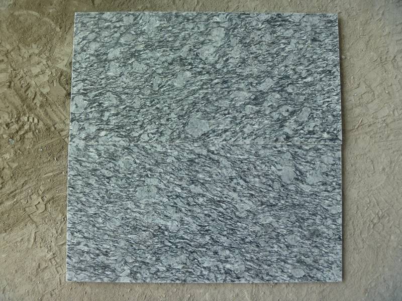 Sea Wave Spray White Polished Granite Thin Tiles