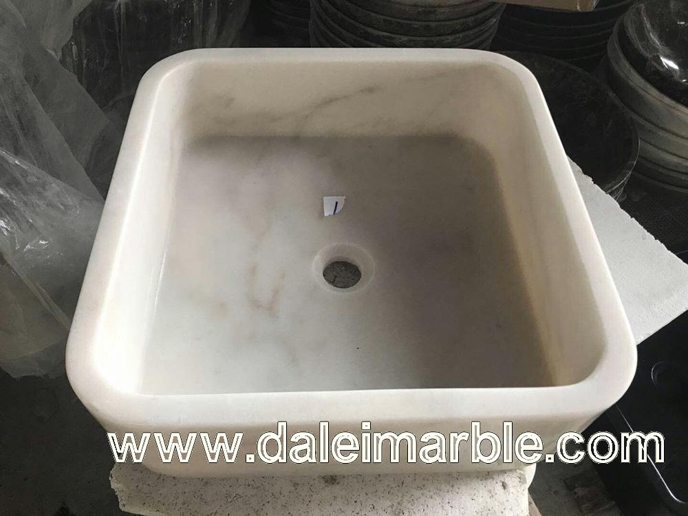 Guangxi White Marble Sink