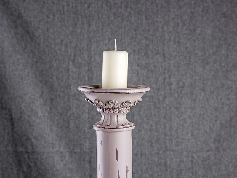 resin candle holder