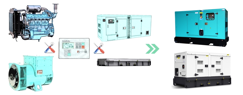 8kw to 150kw silent generator