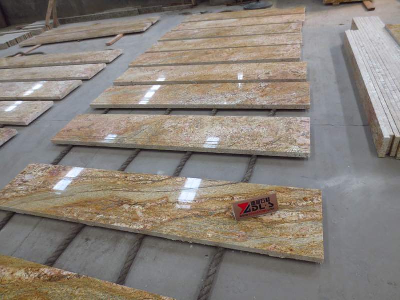 Imperial Gold Non Slip Granite Indoor Stairs Treads Imperial Gold Non Slip Granite Indoor Stairs Treads
