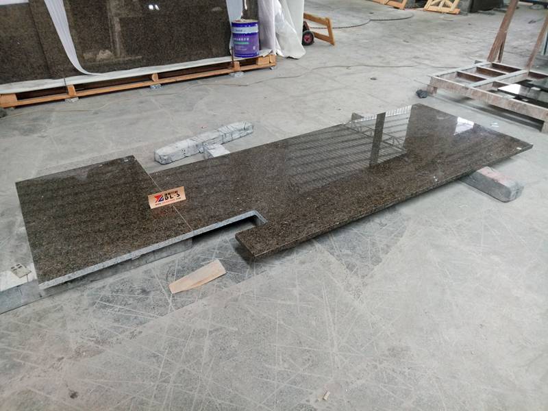 Tropical Brown Granite Custom Prefab Standard Kitchen Countertops Tropical Brown Granite Custom Prefab Standard Kitchen Countertops