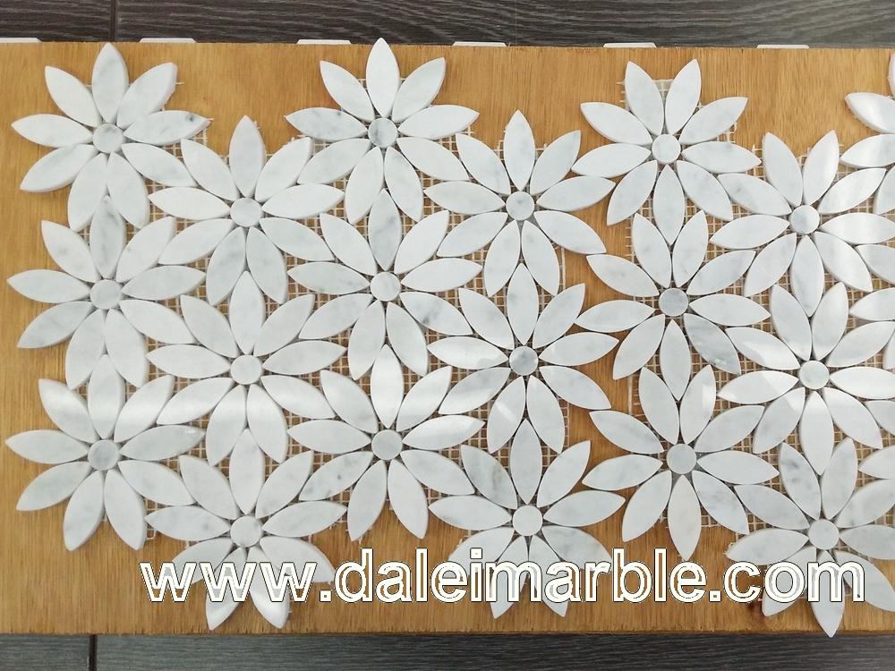 Carrara White Marble Mosaic Tile