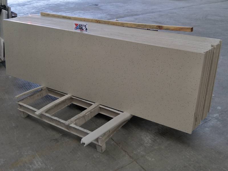 Mary White Artificial Quartz Pre-Fabricated Kitchen Countertops Mary White Artificial Quartz Pre-Fabricated Kitchen Countertops