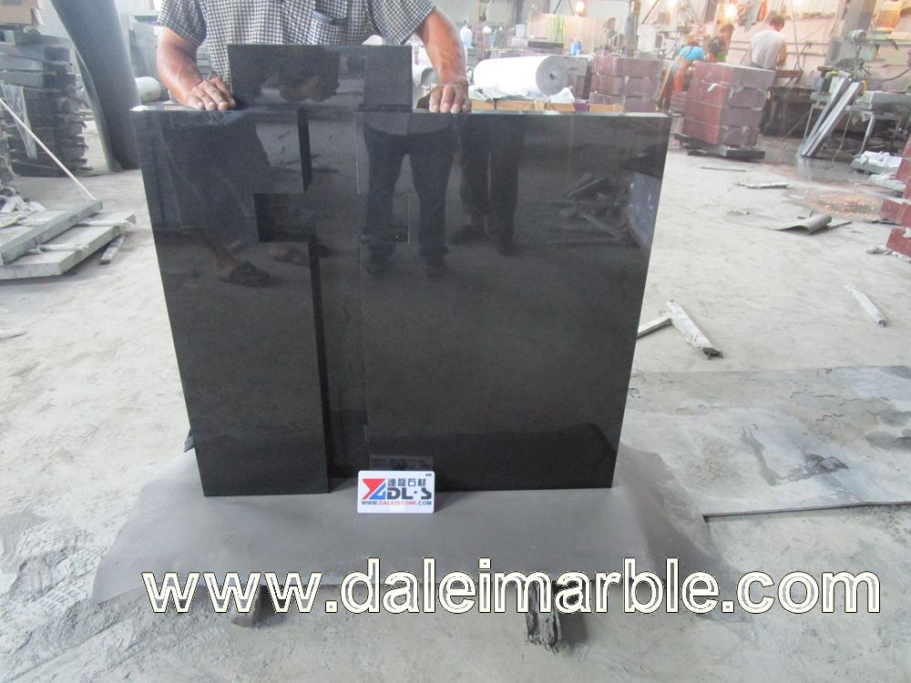 Black Granite Tombstone Headstones